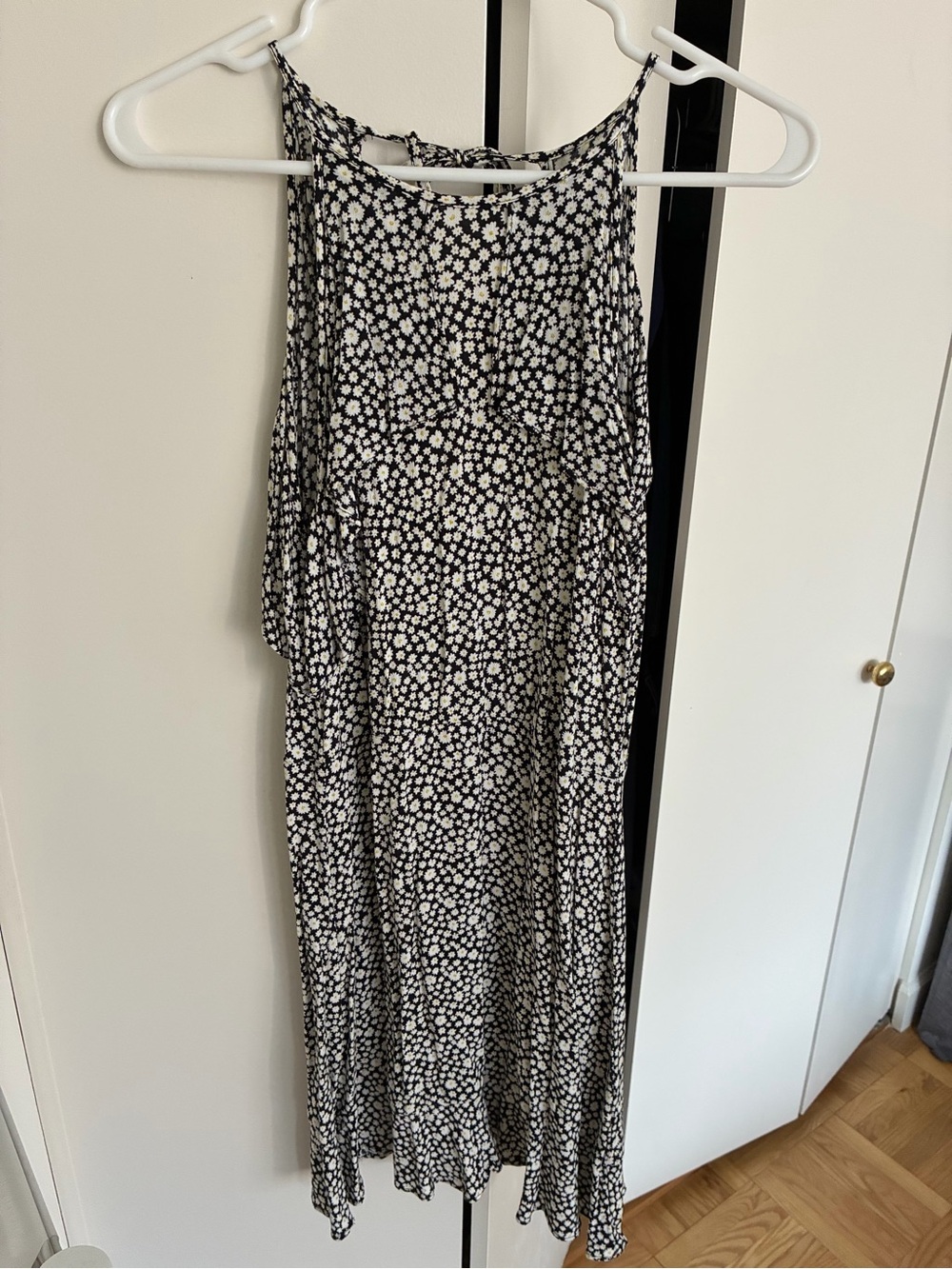 Zara Black & White Floral Dress